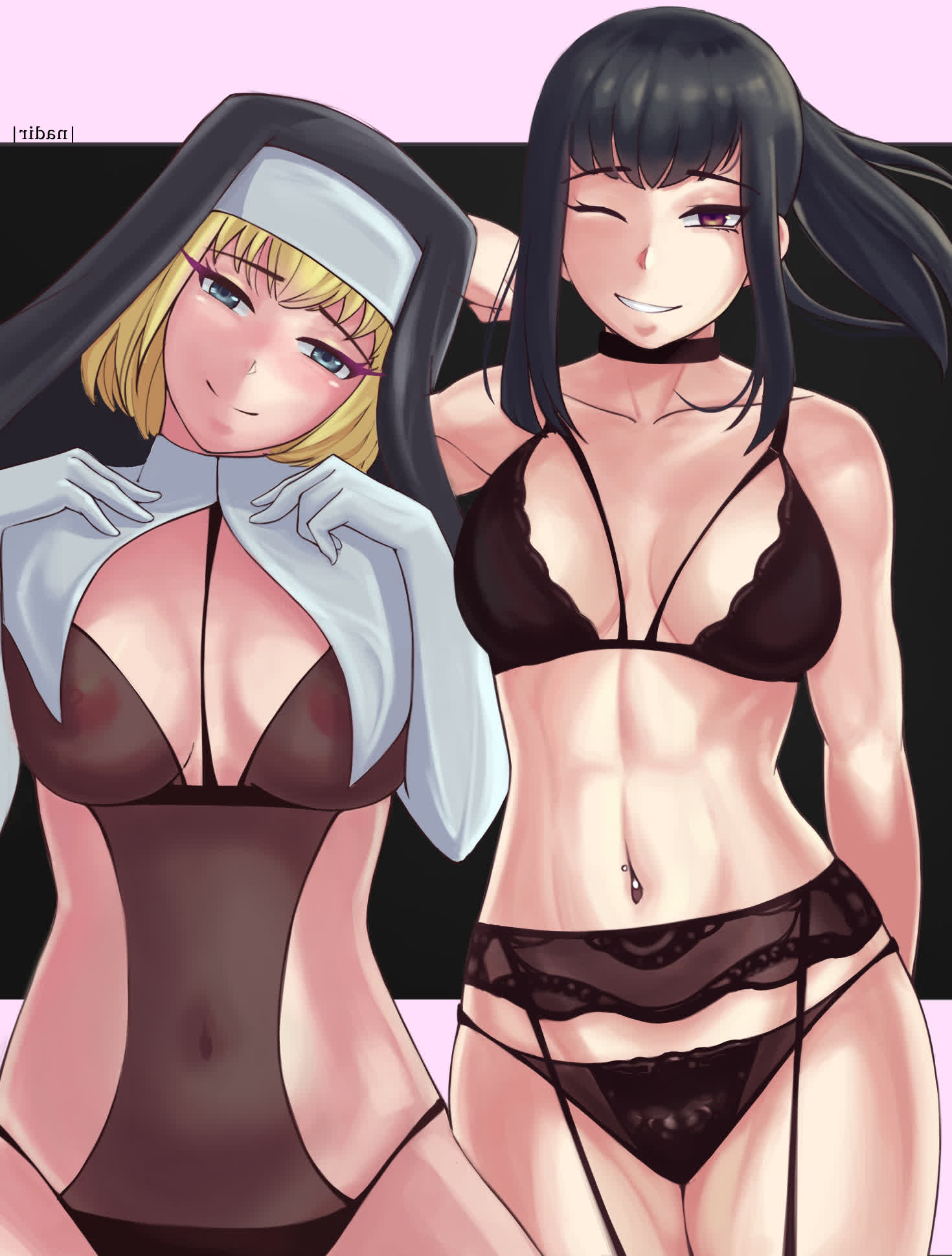 Iris and Maki from Lingerie