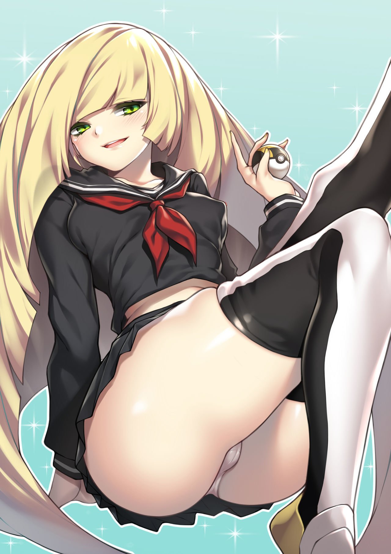 Underneath Lusamine's Mini Skirt