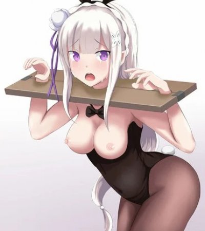 Emilia in Bunny Costume